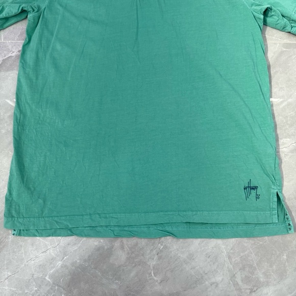 Men’s Guy Harvey Vintage Marine Polo Fish Logo Short Sleeve 100% Cotton Medium - Picture 8 of 16